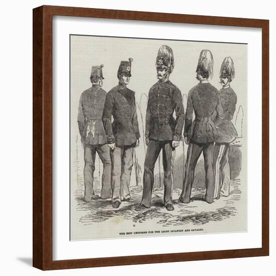 The New Uniforms for the Light Infantry and Cavalry-null-Framed Giclee Print