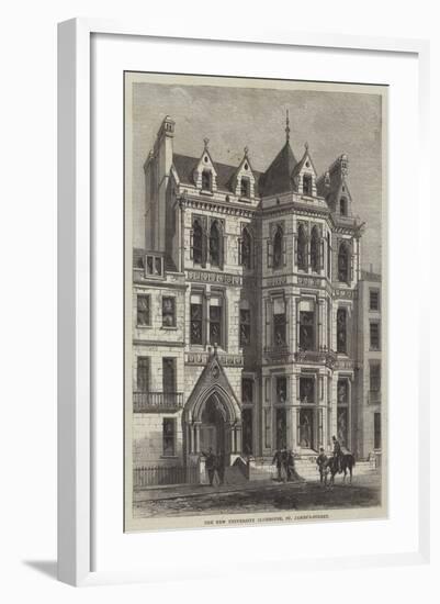 The New University Clubhouse, St James's-Street-null-Framed Giclee Print