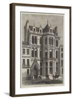 The New University Clubhouse, St James's-Street-null-Framed Giclee Print