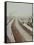 The New Vauxhall Bridge Looking North Towards Victoria, London, 1906-null-Framed Stretched Canvas