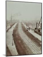 The New Vauxhall Bridge Looking North Towards Victoria, London, 1906-null-Mounted Photographic Print