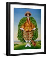 The New Vestments (Ivor Cutler as Character in Edward Lear Poem), 1994-Frances Broomfield-Framed Giclee Print