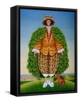 The New Vestments (Ivor Cutler as Character in Edward Lear Poem), 1994-Frances Broomfield-Framed Stretched Canvas