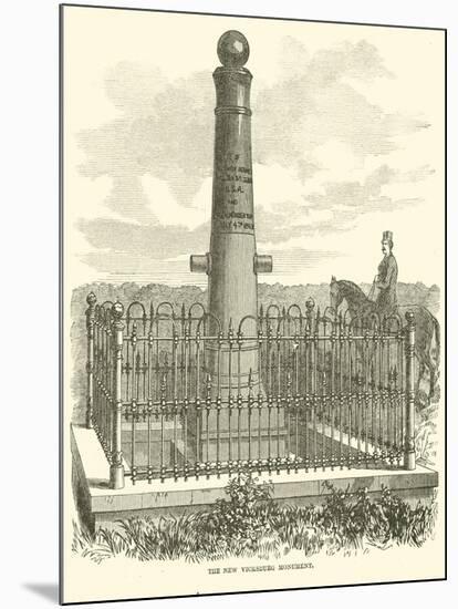 The New Vicksburg Monument, July 1863-null-Mounted Giclee Print