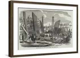 The New Victoria Dock Works, Plaistow Marshes-null-Framed Giclee Print