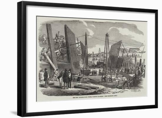 The New Victoria Dock Works, Plaistow Marshes-null-Framed Giclee Print