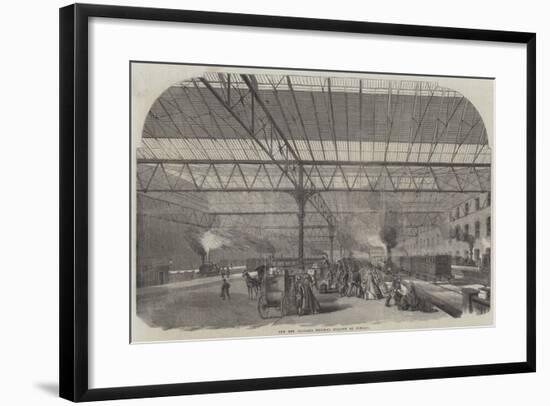 The New Victoria Railway Station at Pimlico-null-Framed Giclee Print