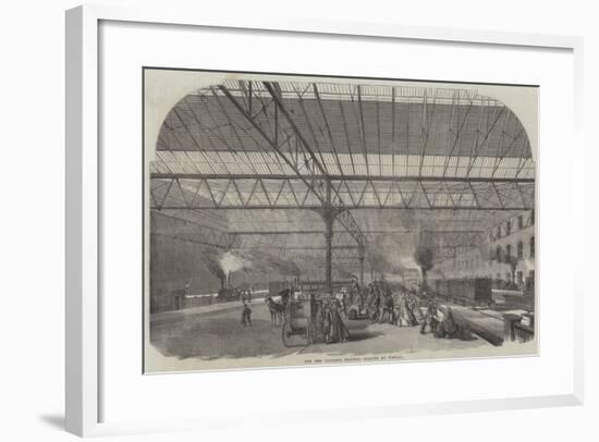 The New Victoria Railway Station at Pimlico-null-Framed Giclee Print