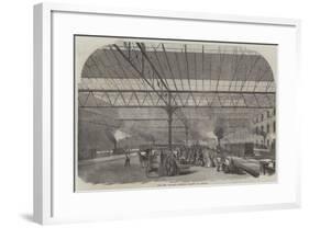 The New Victoria Railway Station at Pimlico-null-Framed Giclee Print