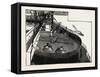 The New War Ship of the British Navy-null-Framed Stretched Canvas