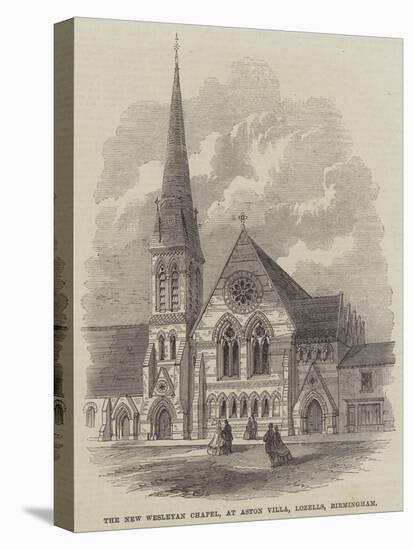 The New Wesleyan Chapel, at Aston Villa, Lozells, Birmingham-null-Stretched Canvas