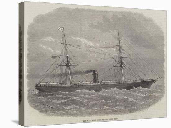 The New West India Steam-Packet Neva-Edwin Weedon-Stretched Canvas