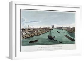 The New Wine Market on the Port Saint-Bernard-Dubois and Courvoisier-Framed Giclee Print