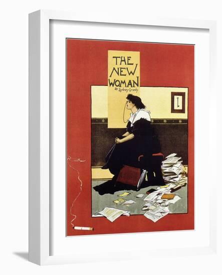 The New Woman, 1895-Albert Morrow-Framed Giclee Print