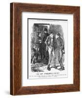 The New Workhouse Porter, 1866-John Tenniel-Framed Giclee Print