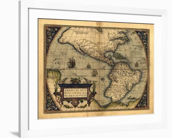 The New World, 16th Century-Science Source-Framed Giclee Print