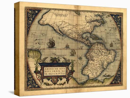 The New World, 16th Century-Science Source-Stretched Canvas