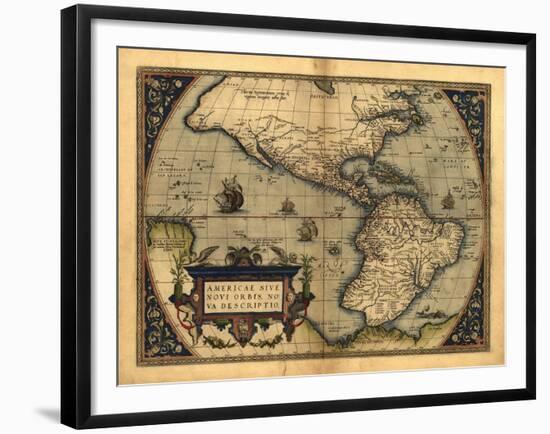 The New World, 16th Century-Science Source-Framed Giclee Print