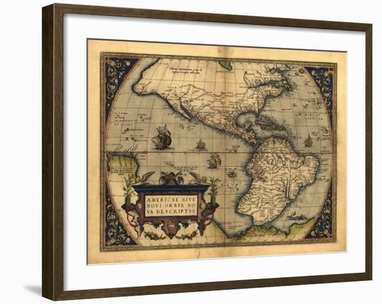 The New World, 16th Century-Science Source-Framed Giclee Print