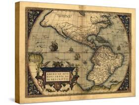 The New World, 16th Century-Science Source-Stretched Canvas