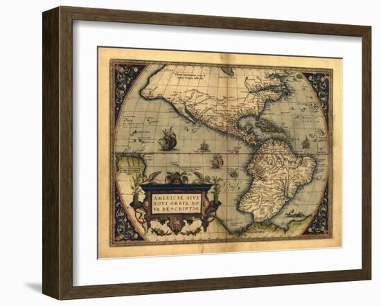 The New World, 16th Century-Science Source-Framed Giclee Print