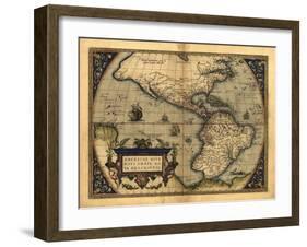 The New World, 16th Century-Science Source-Framed Giclee Print