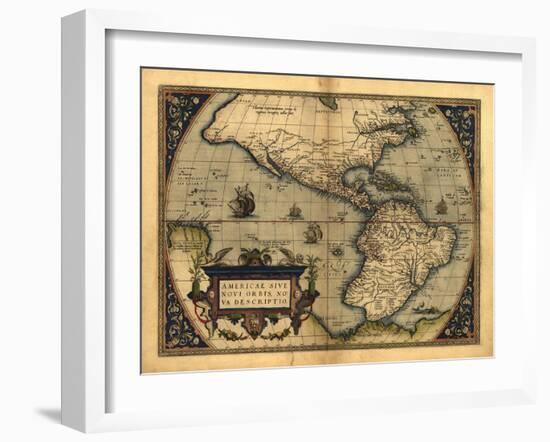 The New World, 16th Century-Science Source-Framed Giclee Print