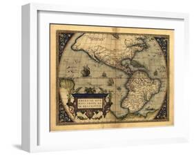 The New World, 16th Century-Science Source-Framed Giclee Print