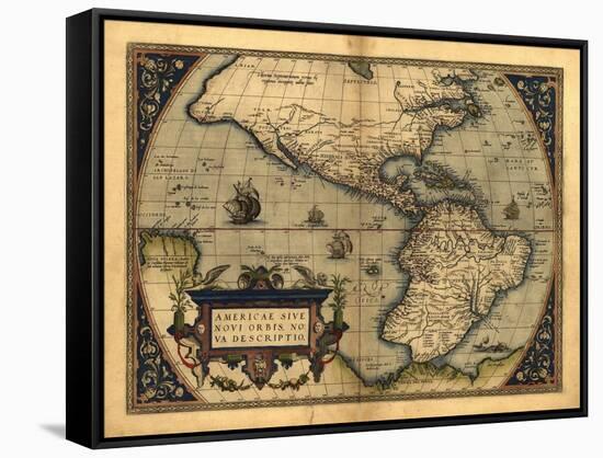 The New World, 16th Century-Science Source-Framed Stretched Canvas