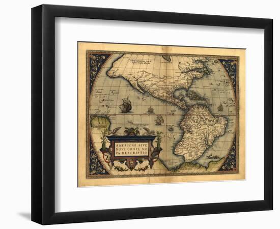 The New World, 16th Century-Science Source-Framed Giclee Print