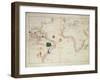 The New World, from an Atlas of the World in 33 Maps, Venice, 1st September 1553-Battista Agnese-Framed Giclee Print