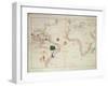 The New World, from an Atlas of the World in 33 Maps, Venice, 1st September 1553-Battista Agnese-Framed Giclee Print