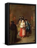 The New World-Pietro Longhi-Framed Stretched Canvas