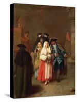 The New World-Pietro Longhi-Stretched Canvas
