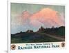 The New Yakima Gateway to Rainier National Park Poster, Circa 1925-Sidney Laurence-Framed Giclee Print