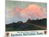 The New Yakima Gateway to Rainier National Park Poster, Circa 1925-Sidney Laurence-Mounted Giclee Print