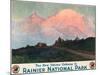 The New Yakima Gateway to Rainier National Park Poster, Circa 1925-Sidney Laurence-Mounted Giclee Print