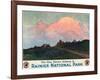 The New Yakima Gateway to Rainier National Park Poster, Circa 1925-Sidney Laurence-Framed Giclee Print