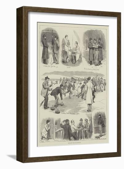 The New Year in Scotland-J.M.L. Ralston-Framed Giclee Print