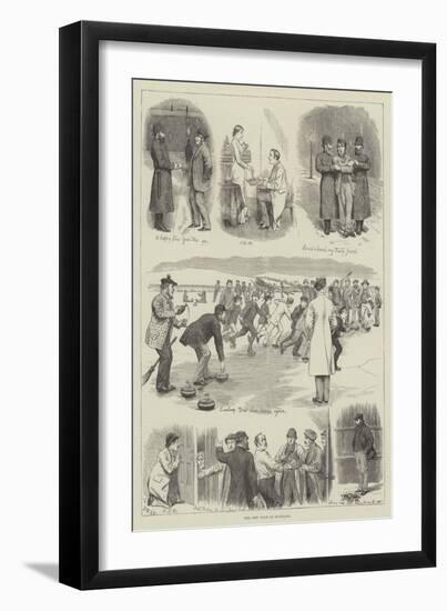 The New Year in Scotland-J.M.L. Ralston-Framed Giclee Print