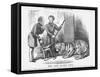 The New Year's Gift, 1858-John Tenniel-Framed Stretched Canvas