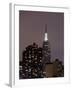 The New York City Skyline is Darker as Many Buildings are Conserving Power-null-Framed Photographic Print