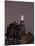 The New York City Skyline is Darker as Many Buildings are Conserving Power-null-Mounted Photographic Print