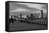 The New York City Skyline-Gary718-Framed Stretched Canvas