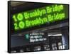 The New York City Subway.-Jon Hicks-Framed Stretched Canvas