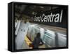 The New York City Subway.-Jon Hicks-Framed Stretched Canvas