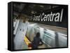 The New York City Subway.-Jon Hicks-Framed Stretched Canvas