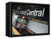 The New York City Subway.-Jon Hicks-Framed Stretched Canvas