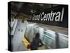 The New York City Subway.-Jon Hicks-Stretched Canvas