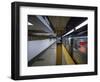 The New York City Subway.-Jon Hicks-Framed Photographic Print